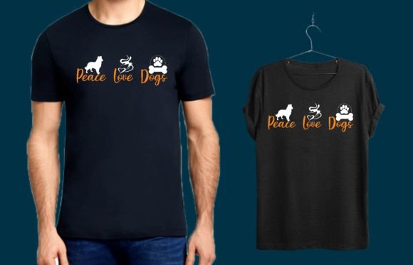 A Brand Designer's Review: Peace Love Dogs Graphics for T-Shirt Designs