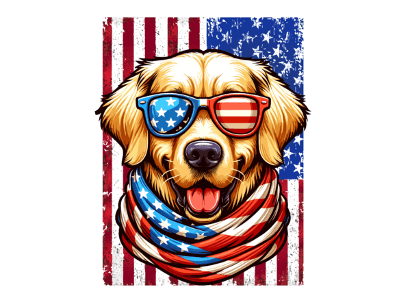 A Golden Retriever Vector for Branding & T-Shirt Graphics