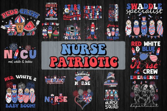A Graphic Designer's Review of a Patriotic Nurse SVG Bundle for T-Shirts