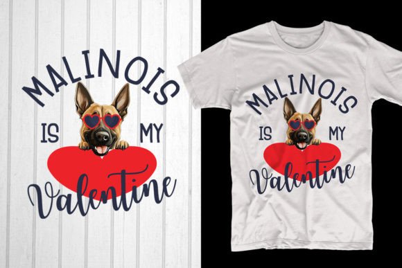 A Stylish Valentine's T‑Shirt Design for Dog‑Loving Content Creators