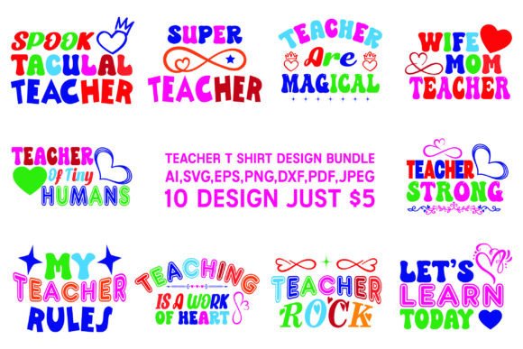 A Teacher Design Bundle for Embroidery Projects