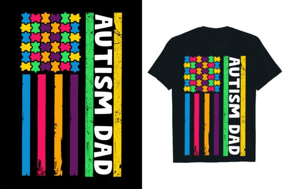 AUTISM DAD Graphics: A Designer's Review for T-Shirt and Branding Projects
