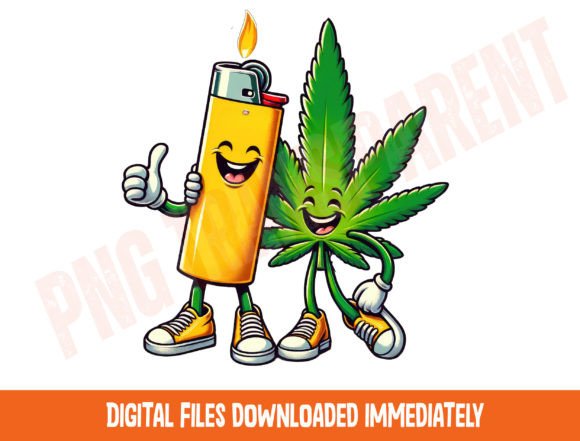 Crafting with a Bold Cannabis Cartoon Graphics Set