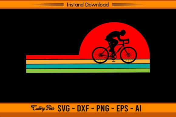 Cycling Retro Vintage Graphics for Distinctive T-Shirt Designs