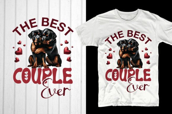 Evaluating The Rottweiler Couple Graphics for T-Shirt Designs