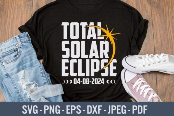 Graphic Asset Review: Total Solar Eclipse April 2024 Designs