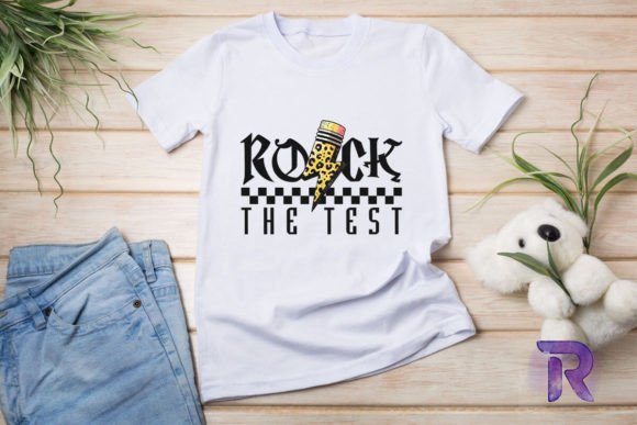 The Testing Day Motivation Rock PNG for Brand Graphics & T-Shirt Designs